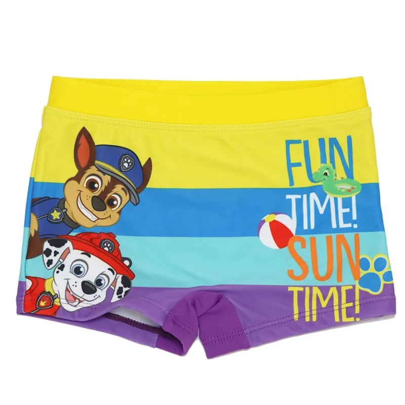 Paw Patrol Παιδικό Μαγιό Μποξεράκι για αγόρια (WE1838 yellow)