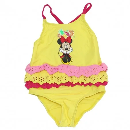 Disney Baby Minnie Mouse βρεφικό Μαγιό ολόσωμο για κορίτσια (UE0019 Yellow) - Βρεφικά μαγιό