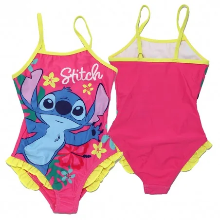 Disney Lilo & Stitch Παιδικό Μαγιό ολόσωμο για κορίτσια (YE18180.Pink)