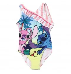 Disney Lilo & Stitch Παιδικό Μαγιό ολόσωμο για κορίτσια (YE18212.Pink) - Ολόσωμα μαγιό