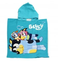 Bluey Παιδικό Πόντσο θαλάσσης Microfiber Fast Dry 55x110εκ. (AYM075724) - Πόντσο θαλάσσης