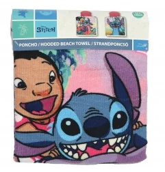 Disney Lilo & Stitch Παιδικό Πόντσο θαλάσσης 50x100εκ. (LIL24-3623) - Πόντσο θαλάσσης