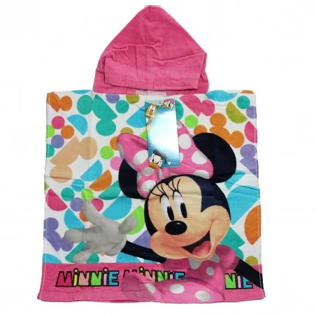 Disney Minnie Mouse Παιδικό Πόντσο θαλάσσης 50x100εκ. (23MIN-P014) - Πόντσο θαλάσσης