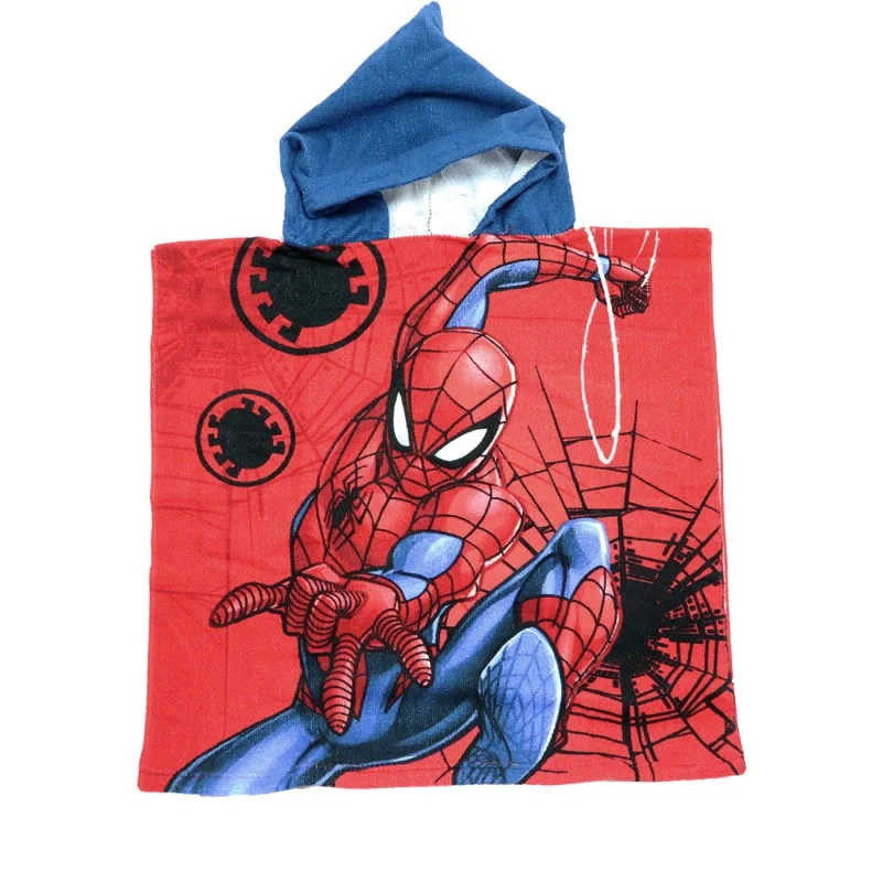 Marvel Spiderman Παιδικό Πόντσο θαλάσσης 50x100εκ. (SPI24-3725)