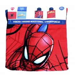 Marvel Spiderman Παιδικό Πόντσο θαλάσσης 50x100εκ. (SPI24-3725) - Πόντσο θαλάσσης