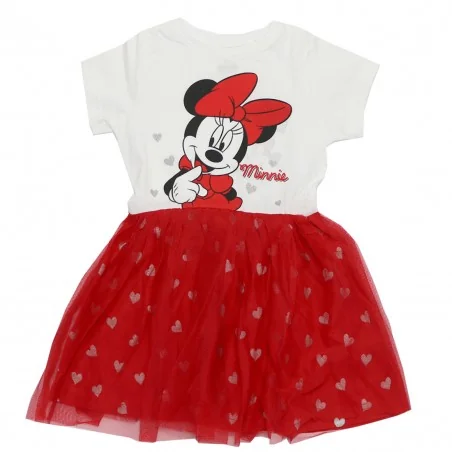 Disney Minnie Mouse Παιδικό καλοκαιρινό Φορεματάκι με τούλι (DIS MF 52 23 C771 CTN TIUL) - Καλοκαιρινά φορέματα