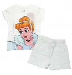 Disney Princess Παιδική Καλοκαιρινή Πιτζάμα Για Κορίτσια (DIS P 52 04 C254 W. White) - Πιτζάμες Καλοκαιρινές