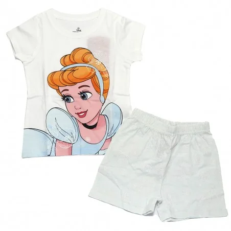 Disney Princess Παιδική Καλοκαιρινή Πιτζάμα Για Κορίτσια (DIS P 52 04 C254 W. White) - Πιτζάμες Καλοκαιρινές
