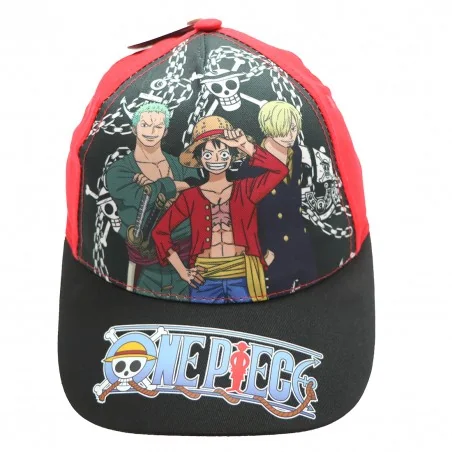 One Piece παιδικό Καπέλο Τζόκεϋ για αγόρια (OP 52 39 030. Red) - Καπέλα - Τζόκευ (καλοκαιρινά)
