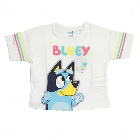 Bluey Παιδικό Κοντομάνικο κοντό Μπλουζάκι για κορίτσια (BL 52 02 066.Bluey) - Κοντομάνικα μπλουζάκια