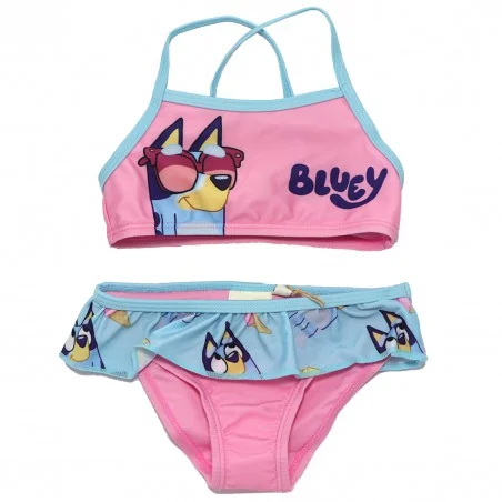 Bluey Παιδικό Μαγιό Μπικίνι για κορίτσια (YE18286. PINK) - Μαγιό για κορίτσια