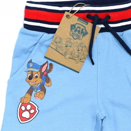 Paw Patrol Παιδικό Σορτς Για Αγόρια - 100% Οργανικό Βαμβάκι (WE1049.BIO blue)
