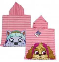 Paw Patrol Παιδικό Πόντσο θαλάσσης Microfiber Fast Dry 50x115εκ. (CEP2200010169) - Πόντσο θαλάσσης