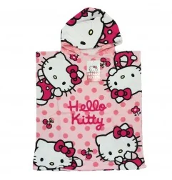 Hello Kitty Παιδικό Πόντσο θαλάσσης Microfiber Fast Dry 50x115εκ. (CEP2200010391) - Πόντσο θαλάσσης