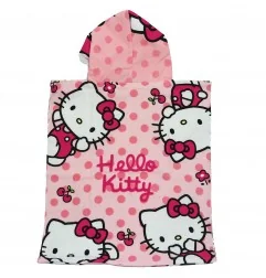 Hello Kitty Παιδικό Πόντσο θαλάσσης Microfiber Fast Dry 50x115εκ. (CEP2200010391) - Πόντσο θαλάσσης