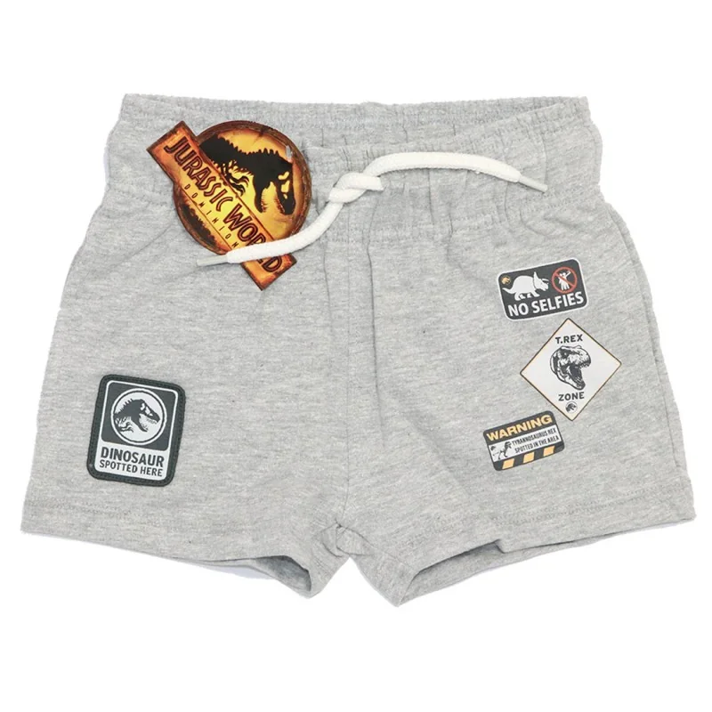 Jurassic World Παιδικό Σορτς για αγόρια (WE1073 Grey) Jurassic World Παιδικό Σορτς για αγόρια (WE1073 Grey)