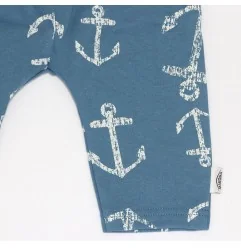 Βρεφικό Παντελόνι 3/4 Κάπρι "Anchors Away" – 100% Βαμβακερό (10226N NAVY) - Σορτς/ Βερμούδες