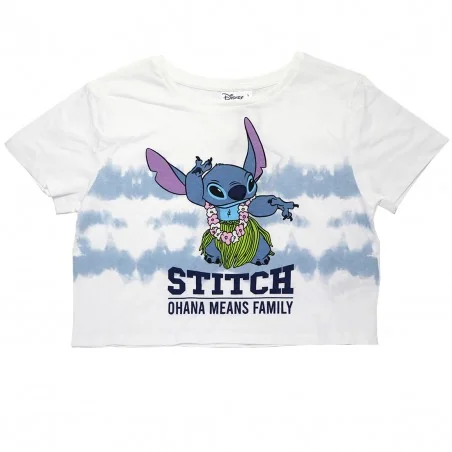 Disney Lilo & Stitch βαμβακερό Γυναικείο Crop Top (ΥΕ35025) - Γυναικεία μπλουζάκια