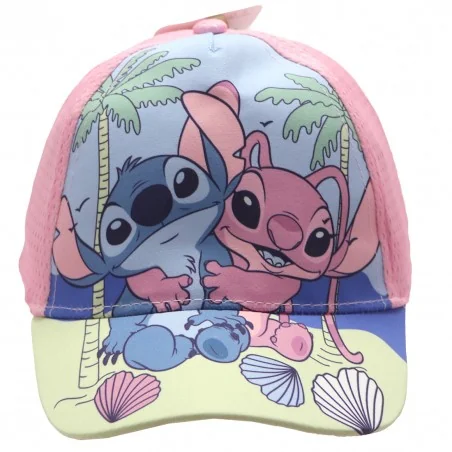 Disney Lilo & Stitch παιδικό Καπέλο Τζόκευ Για κορίτσια (YE40104.PINK) - Καπέλα - Τζόκευ (καλοκαιρινά)