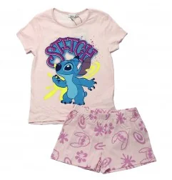 Disney Lilo & Stitch Εφηβική Καλοκαιρινή Πιτζάμα για κορίτσια (YE20054PINK - Εφηβικές πιτζάμες
