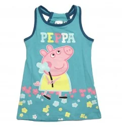 Peppa Pig Παιδικό καλοκαιρινό Φορεματάκι για κορίτσια (EX1086 turquoise) - Καλοκαιρινά φορέματα