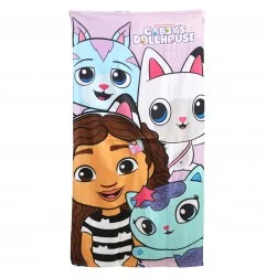 Gabby's Dollhouse παιδική Πετσέτα Θαλάσσης microfiber Fast Dry 70x140εκ. (CEP2200010390) - Πετσέτες Quick dry - Microfiber