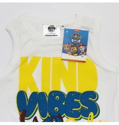 Paw Patrol Παιδικό Αμάνικο Μπλουζάκι Για Αγόρια (WE1043 white) - Αμάνικα μπλουζάκια