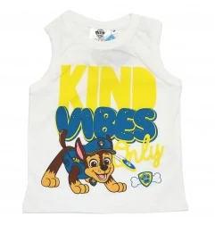 Paw Patrol Παιδικό Αμάνικο Μπλουζάκι Για Αγόρια (WE1043 white) - Αμάνικα μπλουζάκια
