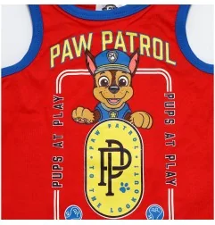 Paw Patrol Παιδικό Αμάνικο Μπλουζάκι Για Αγόρια (EX1010 RED)