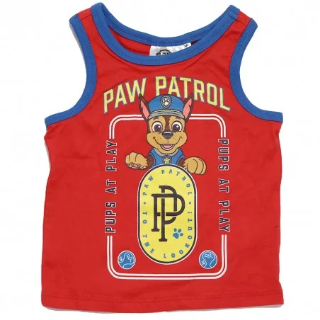 Paw Patrol Παιδικό Αμάνικο Μπλουζάκι Για Αγόρια (EX1010 RED) - Αμάνικα μπλουζάκια