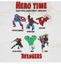 Marvel Avengers Παιδικό Αμάνικο Μπλουζάκι Για Αγόρια (WE1194 white) - Αμάνικα μπλουζάκια