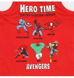 Marvel Avengers Παιδικό Αμάνικο Μπλουζάκι Για Αγόρια (WE1194 red)