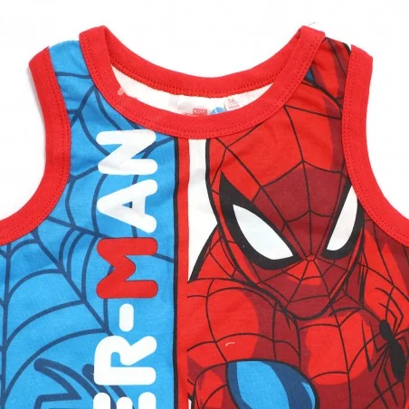 Marvel Spiderman Αμάνικο Μπλουζάκι Για Αγόρια (EX1012 WHITE) Marvel Spiderman Αμάνικο Μπλουζάκι Για Αγόρια (EX1012 WHITE)