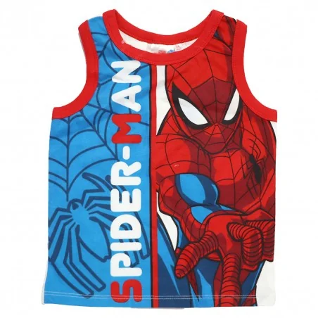 Marvel Spiderman Αμάνικο Μπλουζάκι Για Αγόρια (EX1012 WHITE) - Αμάνικα μπλουζάκια