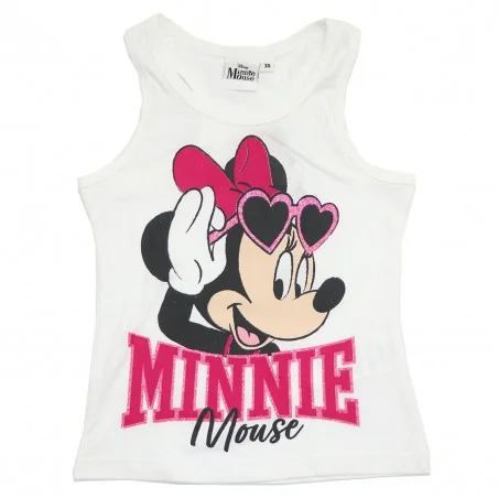 Disney Minnie Mouse Παιδικό Αμάνικο μπλουζάκι για κορίτσια (WE1101 white) - Αμάνικα μπλουζάκια