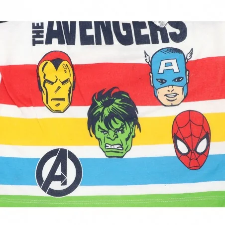 Marvel Avengers Παιδική Καλοκαιρινή Πιτζάμα Για Αγόρια (WE2009 Blue)