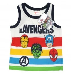 Marvel Avengers Παιδική Καλοκαιρινή Πιτζάμα Για Αγόρια (WE2009 Blue) - Πιτζάμες Καλοκαιρινές