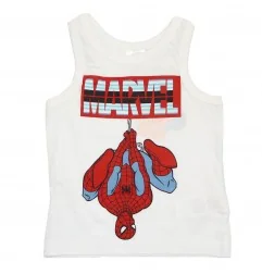 Marvel Spiderman παιδική Καλοκαιρινή πιτζάμα για αγόρια (WE2006 white)
