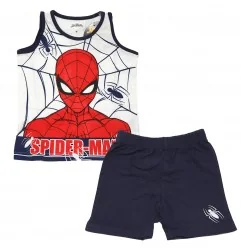 Marvel Spiderman παιδική Καλοκαιρινή πιτζάμα για αγόρια (SP S 52 04 1026 W navy) - Πιτζάμες Καλοκαιρινές