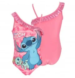 Disney Lilo & Stitch Παιδικό Μαγιό ολόσωμο για κορίτσια (LIL36-0544PINK)