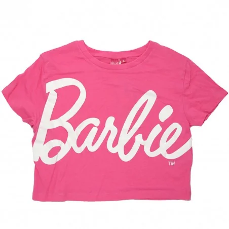 Barbie βαμβακερό Γυναικείο Crop Top (ΥΕ35040) - Γυναικεία μπλουζάκια