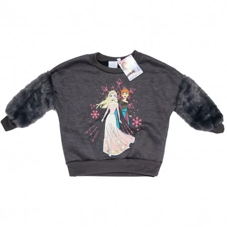 Disney Frozen παιδική μπλούζα φούτερ (HU1068 Grey) - Μπλούζες φούτερ