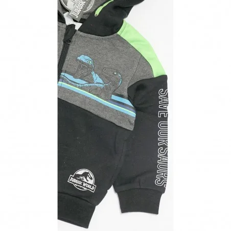 Jurassic World Παιδική Ζακέτα Φούτερ Για Αγόρια (HU1325 grey) Jurassic World Παιδική Ζακέτα Φούτερ Για Αγόρια (HU1325 grey)