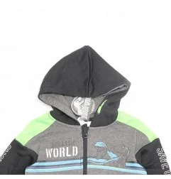 Jurassic World Παιδική Ζακέτα Φούτερ Για Αγόρια (HU1325 grey) - Ζακέτες