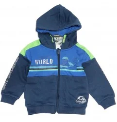 Jurassic World Παιδική Ζακέτα Φούτερ Για Αγόρια (HU1325 blue) - Ζακέτες