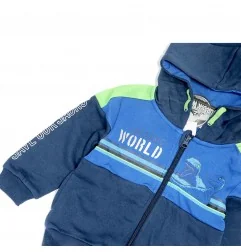 Jurassic World Παιδική Ζακέτα Φούτερ Για Αγόρια (HU1325 blue) - Ζακέτες