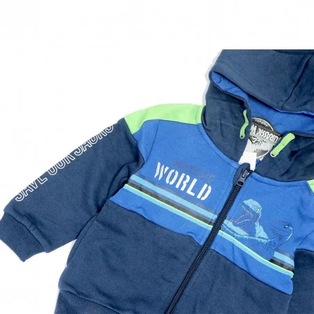 Jurassic World Παιδική Ζακέτα Φούτερ Για Αγόρια (HU1325 blue) Jurassic World Παιδική Ζακέτα Φούτερ Για Αγόρια (HU1325 blue)