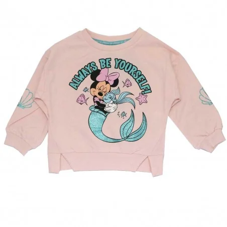 Disney Minnie Mouse παιδική μπλούζα φούτερ για κορίτσια (EV1053.BIO pink) Disney Minnie Mouse παιδική μπλούζα φούτερ για κορίτσια (EV1053.BIO pink)