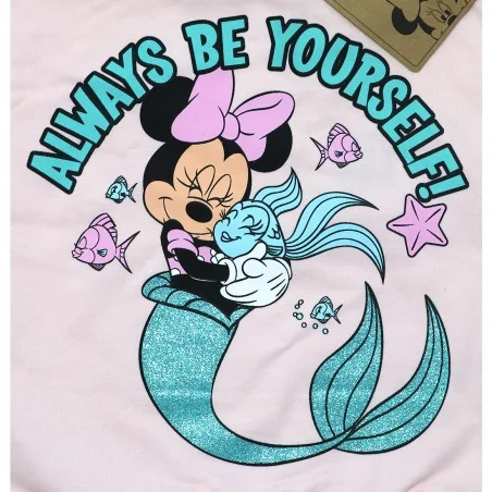Disney Minnie Mouse παιδική μπλούζα φούτερ για κορίτσια (EV1053.BIO pink) Disney Minnie Mouse παιδική μπλούζα φούτερ για κορίτσια (EV1053.BIO pink)