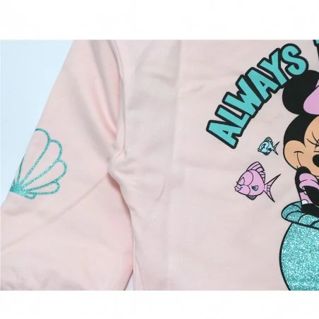 Disney Minnie Mouse παιδική μπλούζα φούτερ για κορίτσια (EV1053.BIO pink) Disney Minnie Mouse παιδική μπλούζα φούτερ για κορίτσια (EV1053.BIO pink)